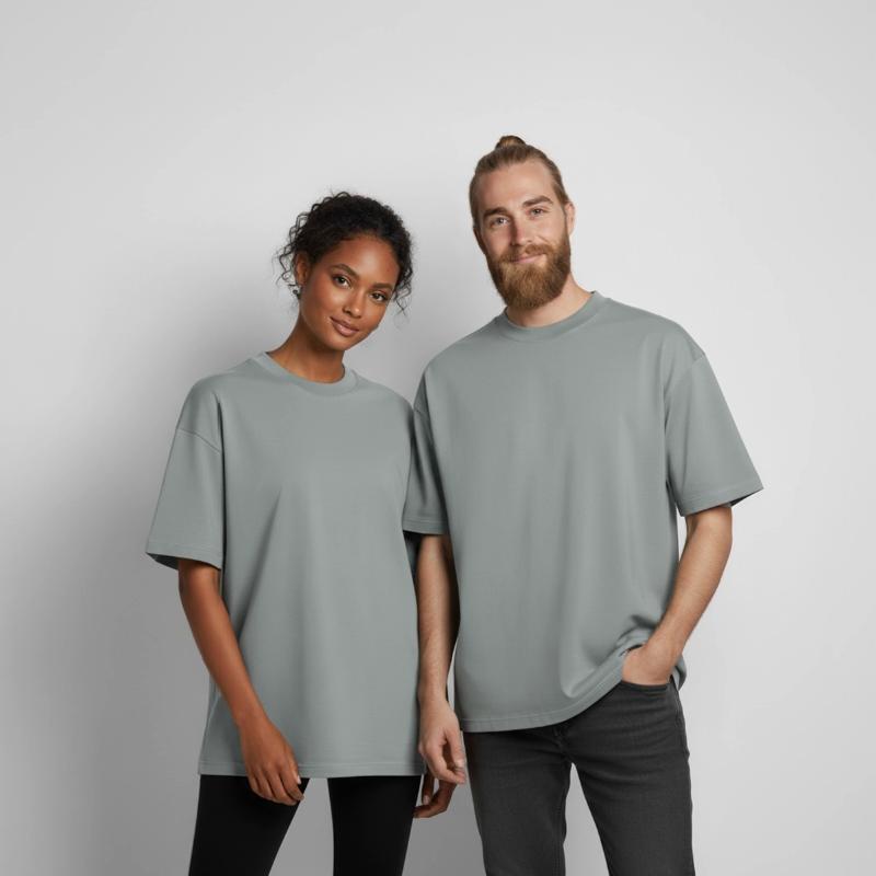 Unisex boxy heavyweight ekologisk T-shirt Stanley/Stella