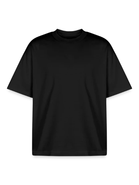 Boxy Heavyweight Unisex Organic T-Shirt by Stanley/Stella - black - Front