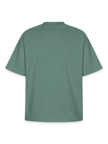Boxy Heavyweight Unisex Organic T-Shirt by Stanley/Stella - green bay - Back