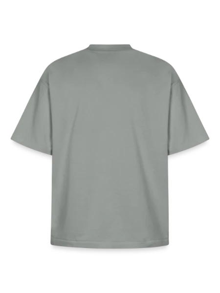 Boxy Heavyweight Unisex Organic T-Shirt by Stanley/Stella - misty grey - Back