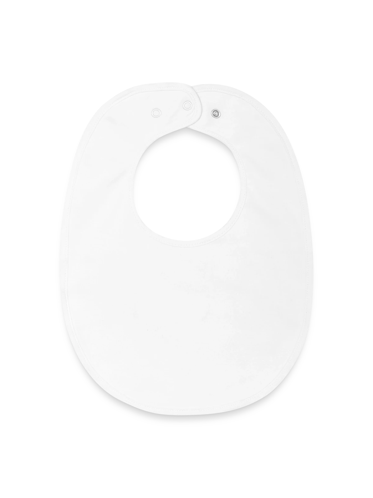 Baby Organic Bib - white - Front