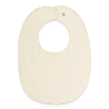 Bavoir bébé bio - écru doux
