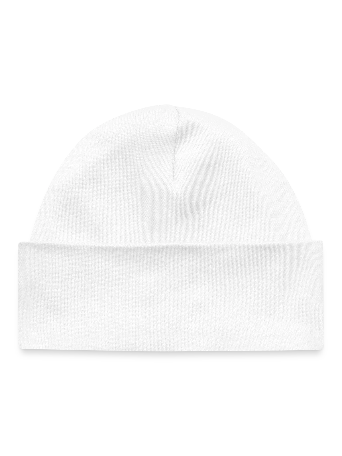 Baby Organic Beanie - white - Front