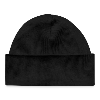 Baby Organic Beanie - black - Front