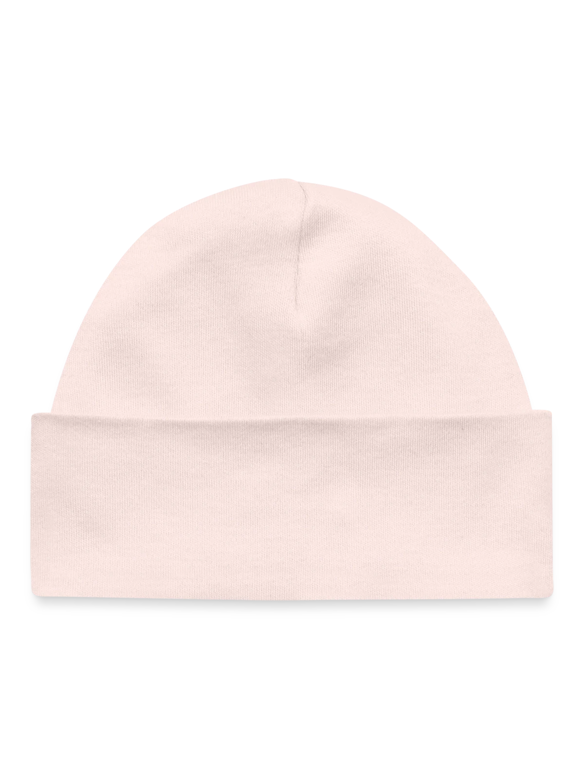 Baby Organic Beanie - pale pink - Front