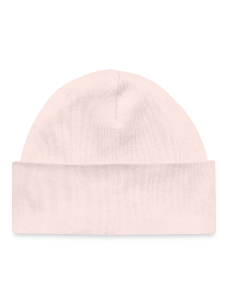Baby Organic Beanie - pale pink - Front