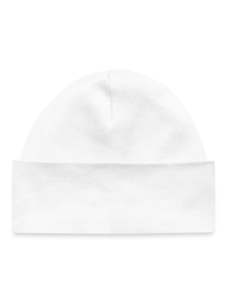 Baby Organic Beanie - white - Back