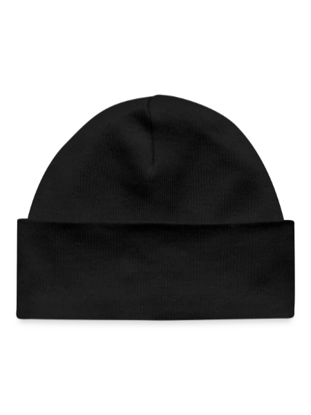 Baby Organic Beanie - black - Back