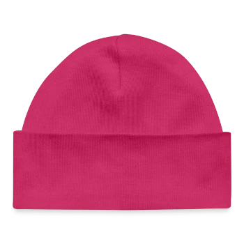 Bonnet bébé bio - hot pink - Dos