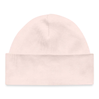 Bonnet bébé bio - rose pâle - Dos