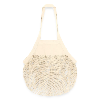 Organic Mesh Shopping Bag - nature - Front