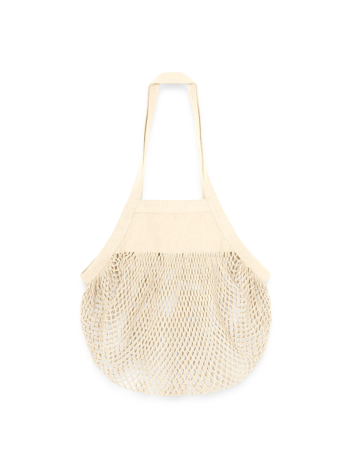 Organic Mesh Shopping Bag - nature - Front