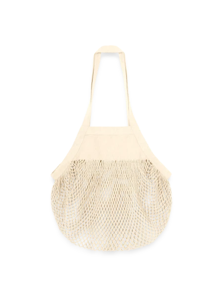 Sac de courses en mesh bio - nature - Devant