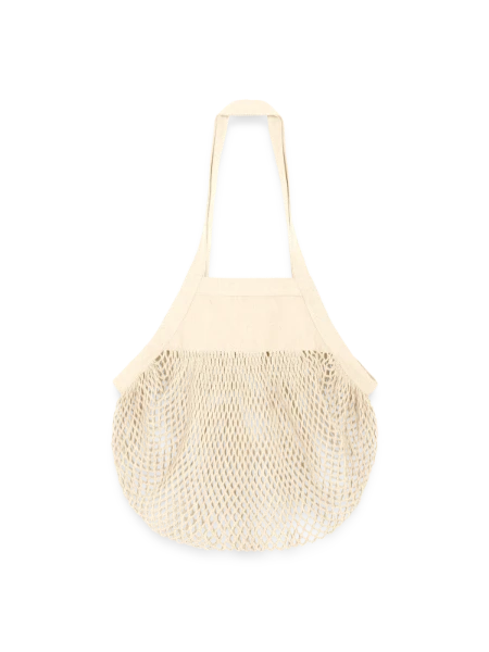 Organic Mesh Shopping Bag - nature - Back