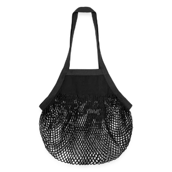 Sac de courses en mesh bio - noir