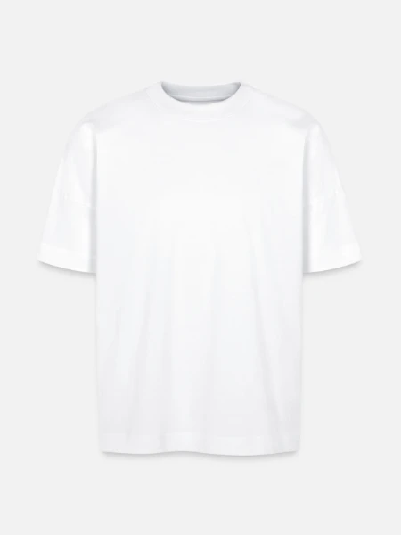 Stanley/Stella Oversized Unisex Bio T-Shirt Blaster 1.0 - Weiß - Vorne