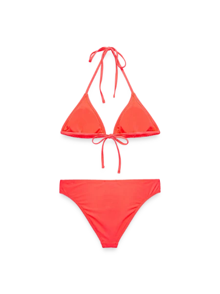 Frauen Bikini - Korallenrot - Hinten