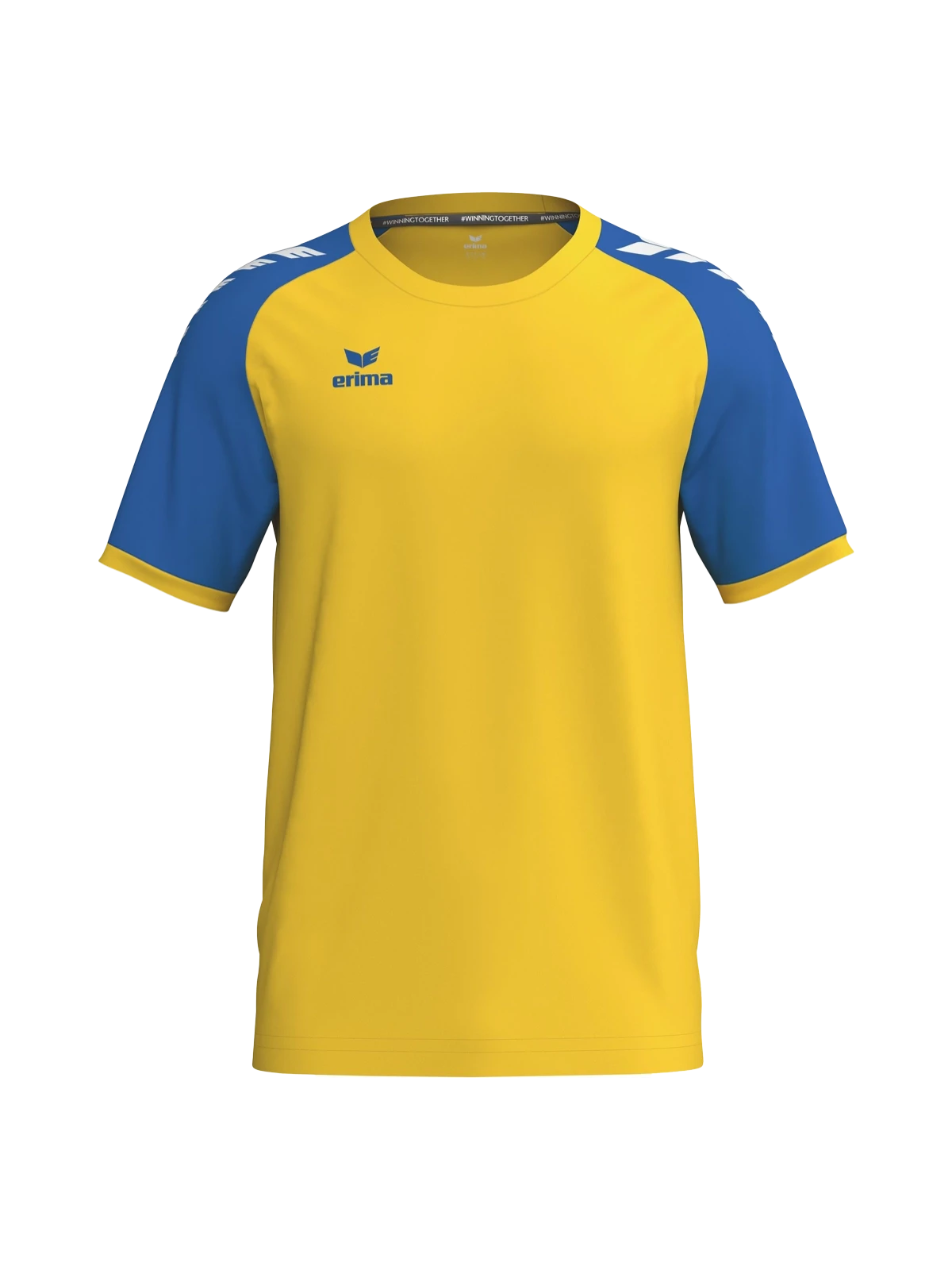Erima WINGS Jersey - neon yellow/royal blue - Front