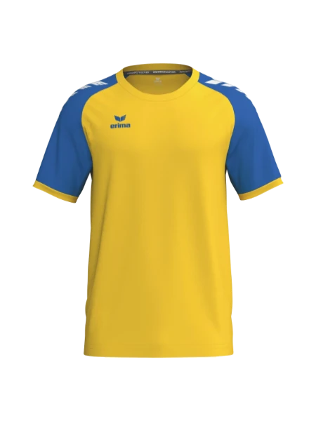 Maillot Erima WINGS - jaune néon/bleu roi - Devant