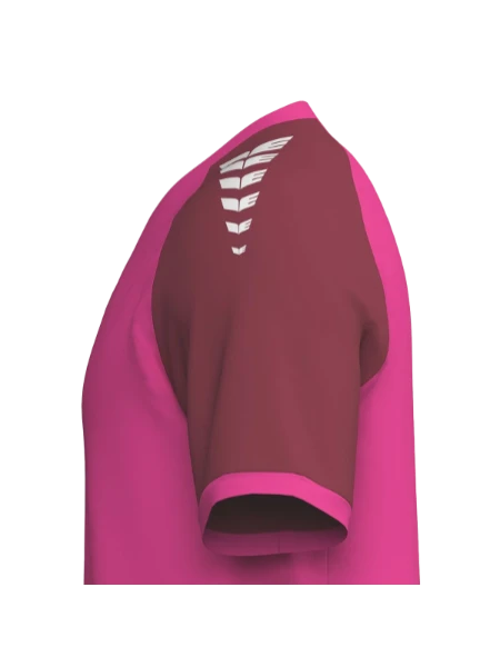 ERIMA WINGS Trikot - Neonpink/Bordeauxrot - Links