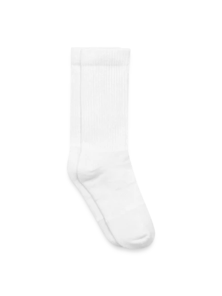 Chaussettes de tennis bio enfant - blanc - Droite