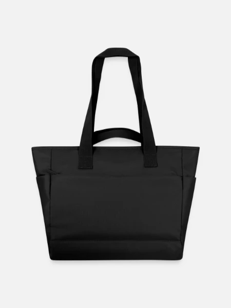 Sac matelassé déperlant - noir - Devant