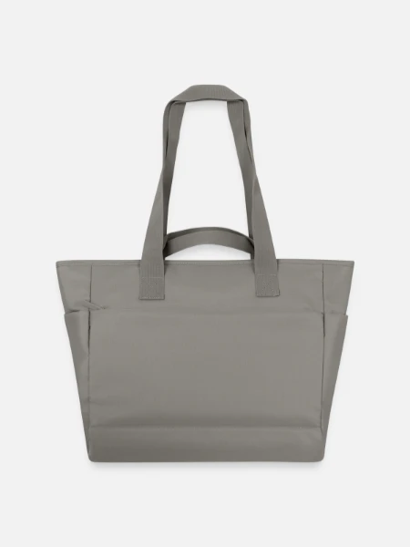 Sac matelassé déperlant - gris - Devant