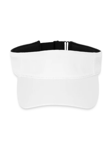 Recycled Sun Visor Cap - white - Front