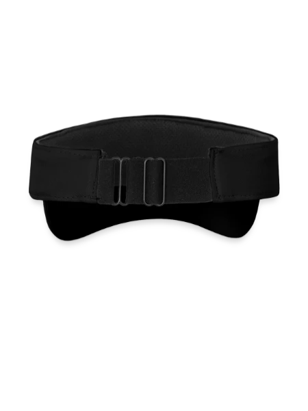 Recycled Sun Visor Cap - black - Back