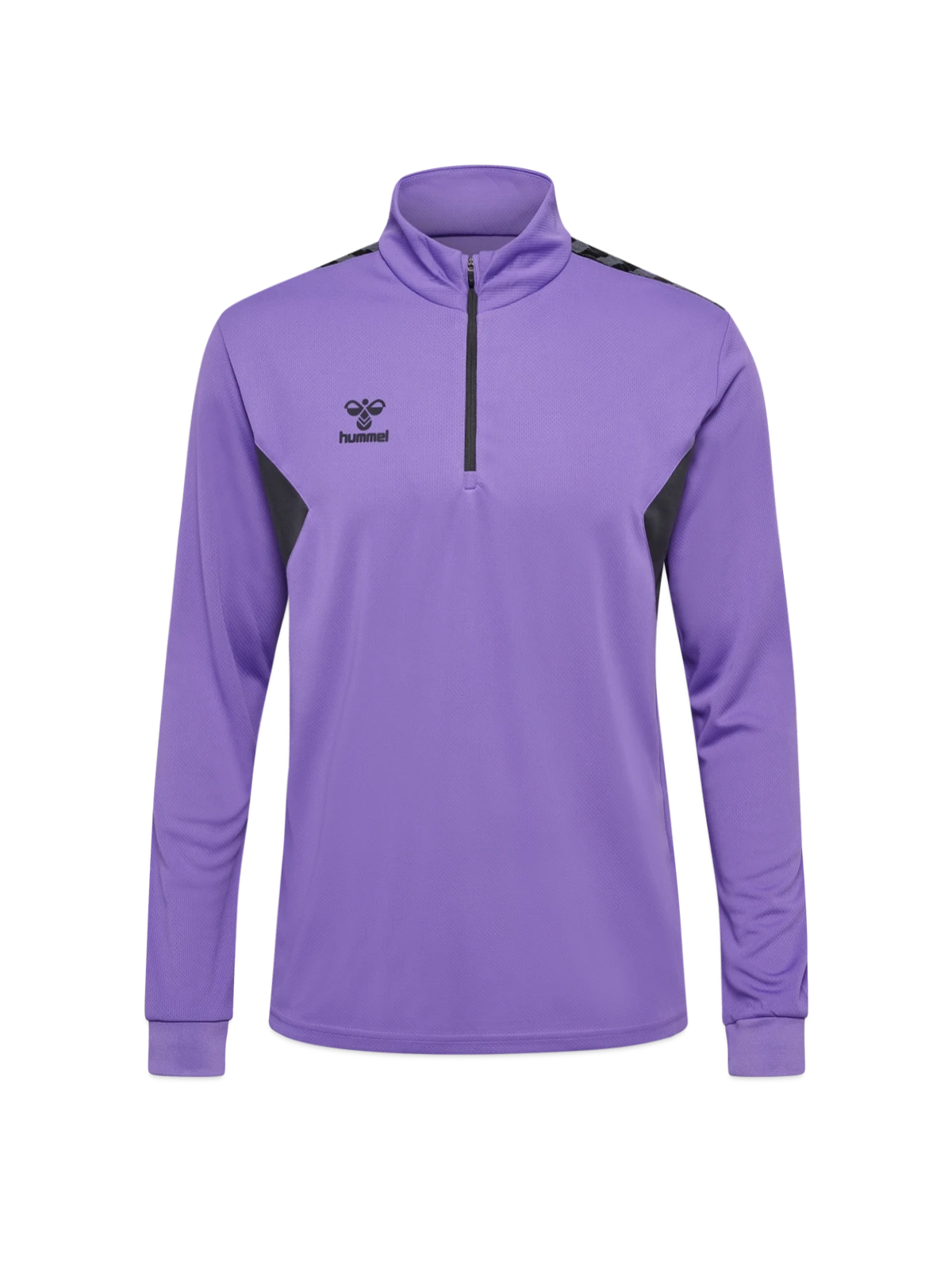 hummel hmlAUTHENTIC Zip Top - dahlia purple/asphalt - Front