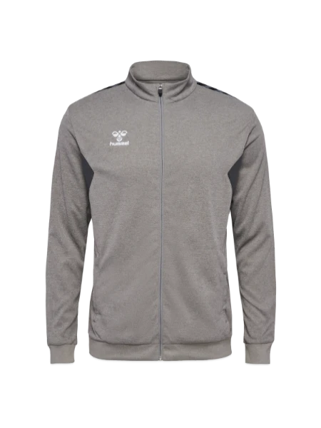 hummel hmlAUTHENTIC Trainingsjacke - Grau meliert - Vorne