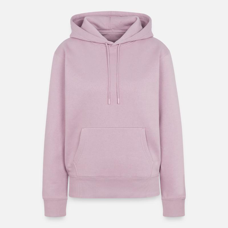 Dame Premium hoodie, økologisk bomuld