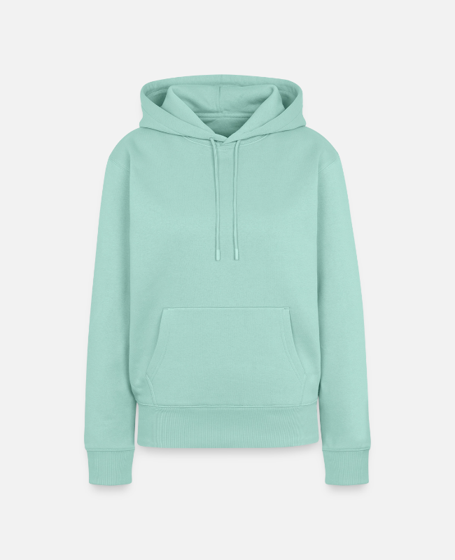 Frauen Premium Bio Hoodie Vorne - center