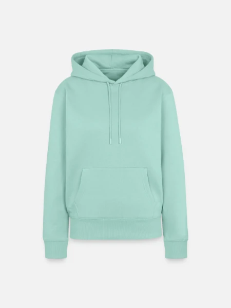 Women’s Premium Organic Hoodie - mint  - Front