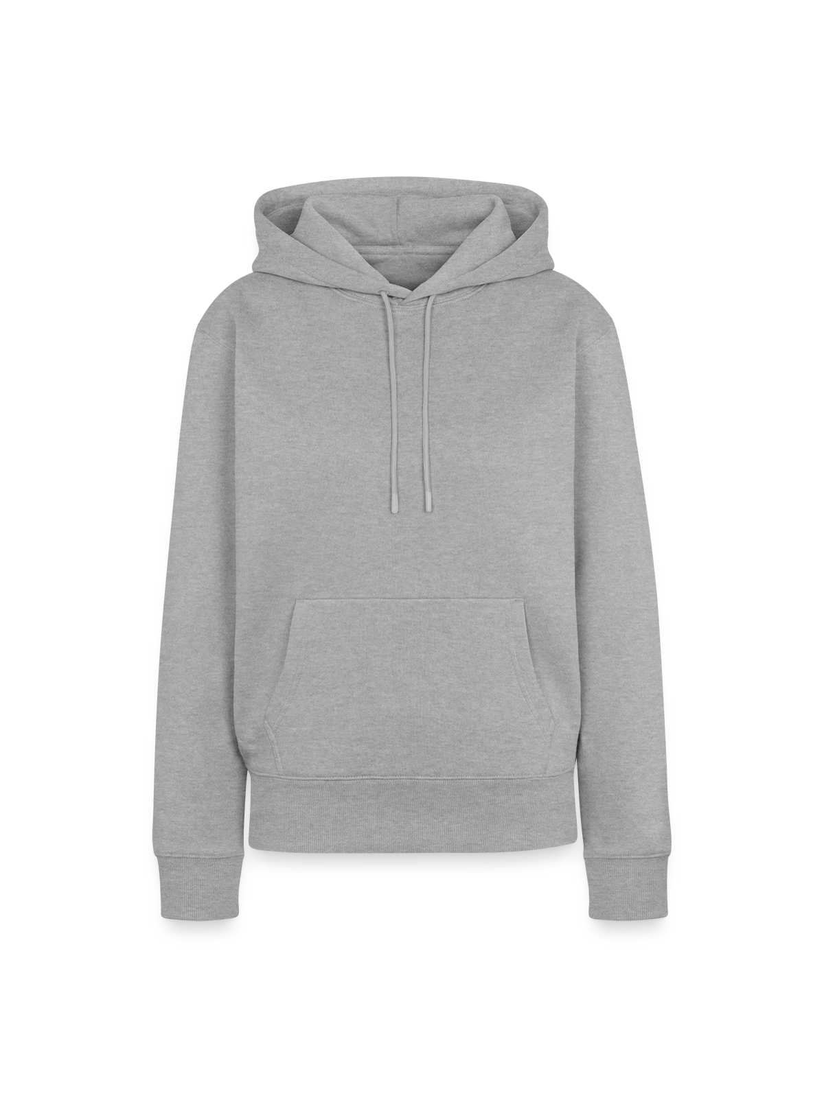 Women’s Premium Organic Hoodie - heather grey - Front