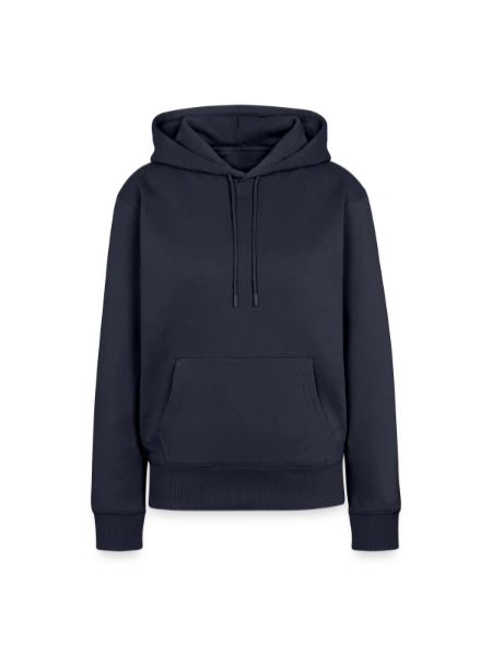 Frauen Premium Bio Hoodie - Navy - Vorne