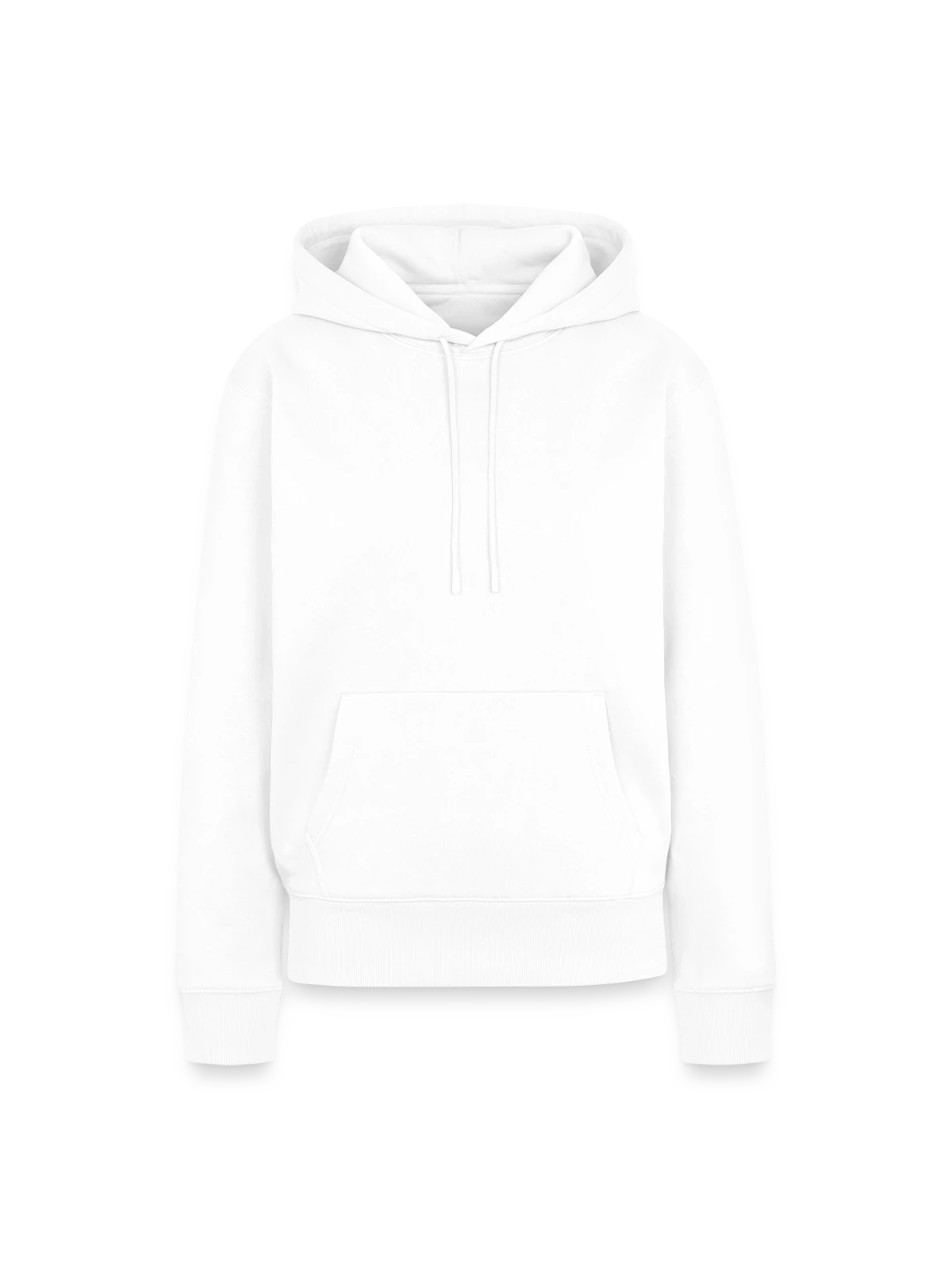 Frauen Premium Bio Hoodie - Weiß - Vorne
