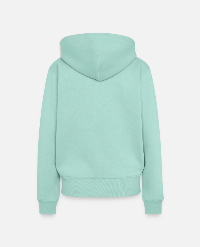 Frauen Premium Bio Hoodie Hinten - center