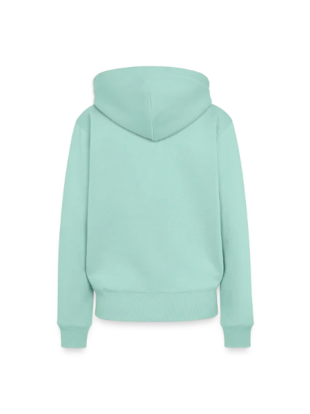 Women’s Premium Organic Hoodie - mint  - Back