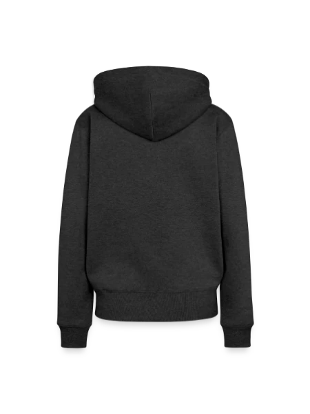 Women’s Premium Organic Hoodie - heather anthracite - Back