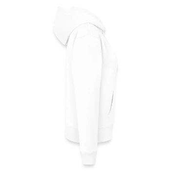 Frauen Premium Bio Hoodie - Weiß - Rechts - Julia (174cm)