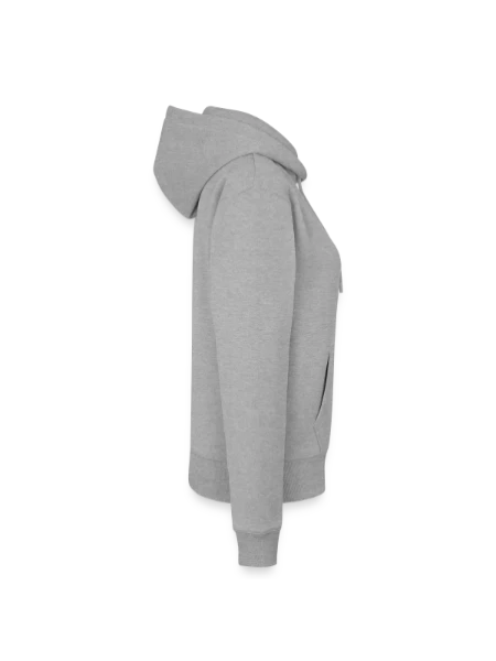 Women’s Premium Organic Hoodie - heather grey - Right