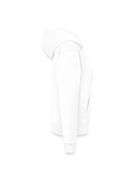 Frauen Premium Bio Hoodie - Weiß - Rechts