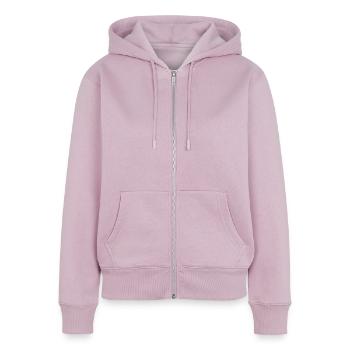 Premium økologisk hoodie med lynlås til kvinder
