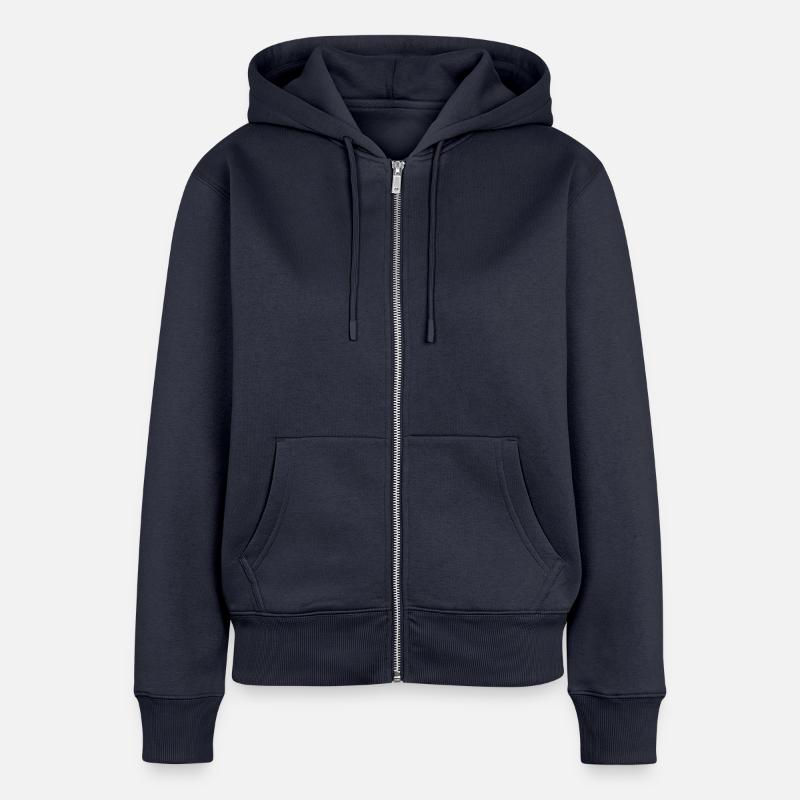 Sweat à capuche zippé Premium bio Femme
