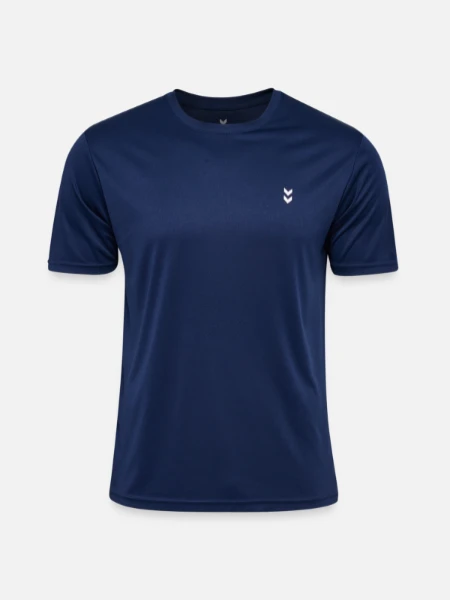 hummel hmlPULSE Training T-Shirt - dress blues - Front