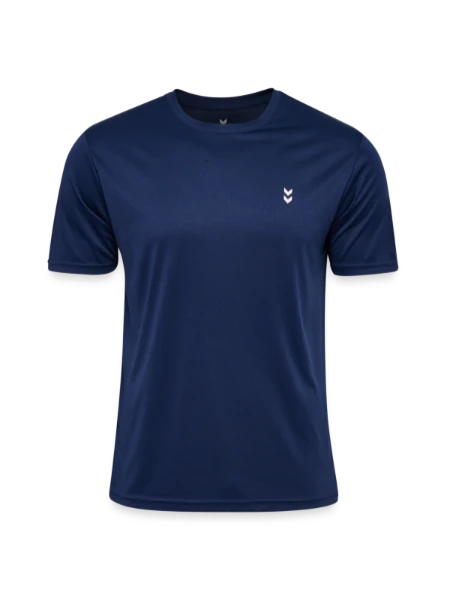 hummel hmlPULSE Training T-Shirt - dress blues - Front