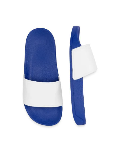 Kids’ Pool Sliders - royal blue - Front