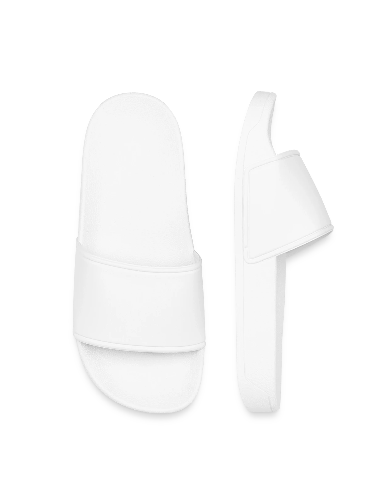 Kids’ Pool Sliders - white - Front