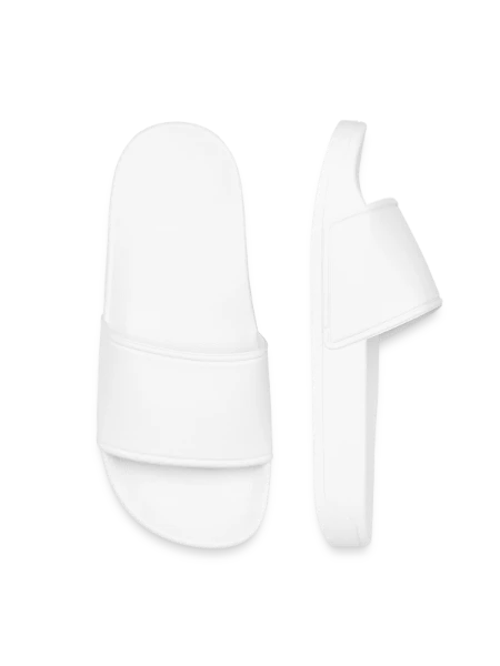 Claquettes enfant - blanc - Devant